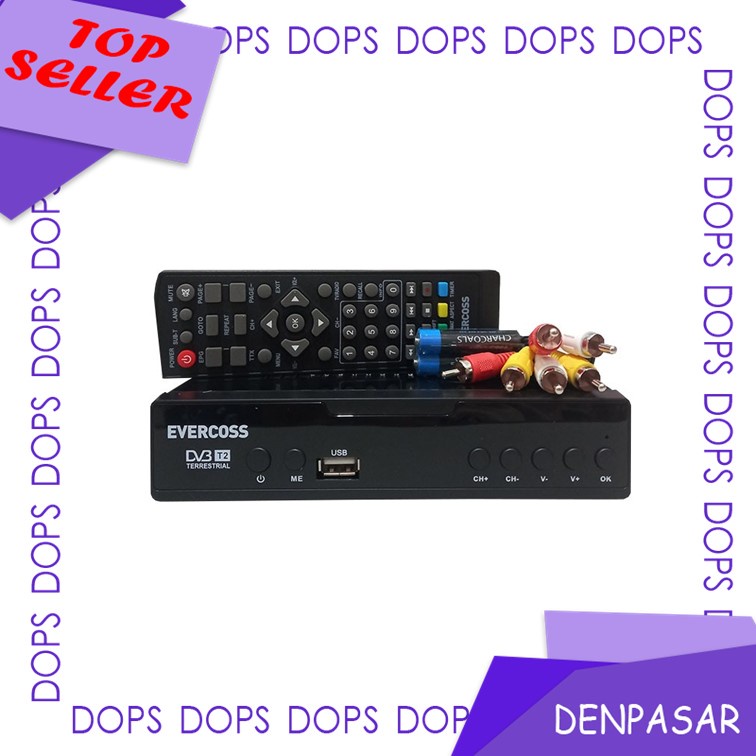 Terlaris STB Evercoss TV Digital Garansi Resmi 1Thn DOPS
