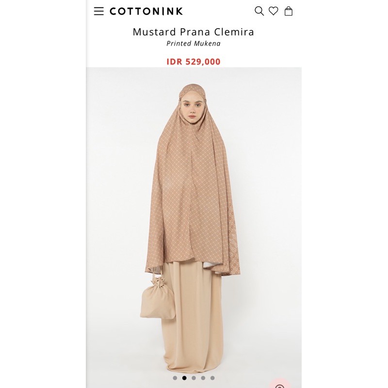 Sale Mukena Cotton Ink x Ria Miranda