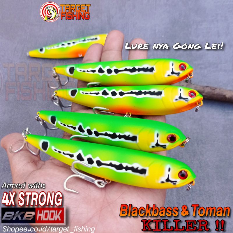 Pencil WTD AMAZON 105mm 18gr Replika Gong Lei - Umpan Casting Toman &amp; Blackbass
