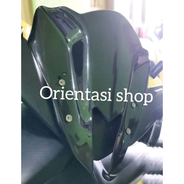 VISOR YAMAHA AEROX 155 WINSIL WINDSHIELD AEROX HITAM VISOR YAMAHA AEROX OLD NEW