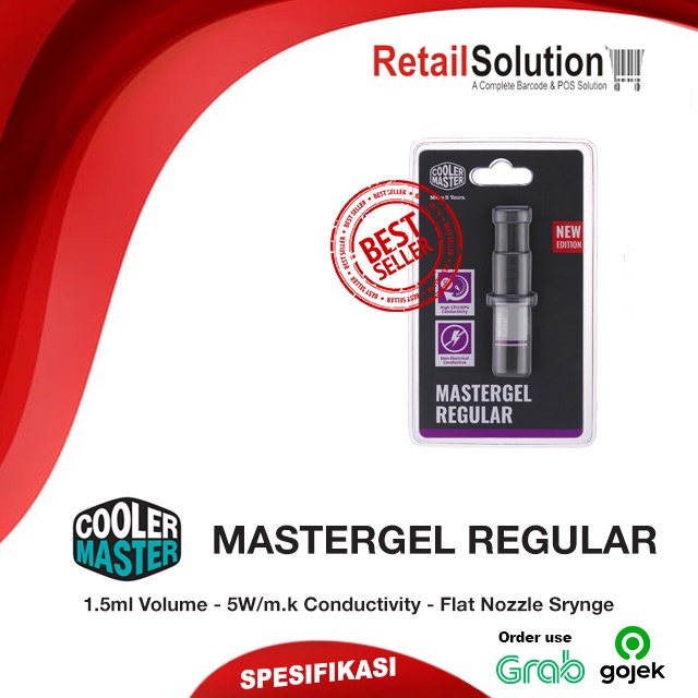 Thermal Paste Pasta CPU - Cooler Master Mastergel Regular Original