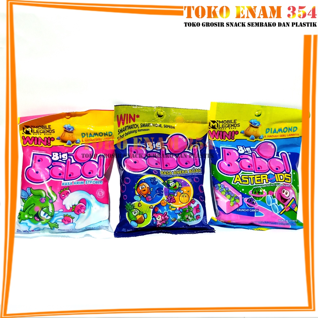 

Permen Big Babol x chupa chups sak isi 40 pcs x 3,8 gram (kemasan baru)