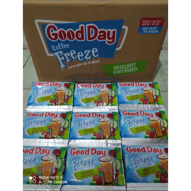 

GOOD DAY Coffee FREEZE HAZELNUT MACCHIATO( 10 Sachet )