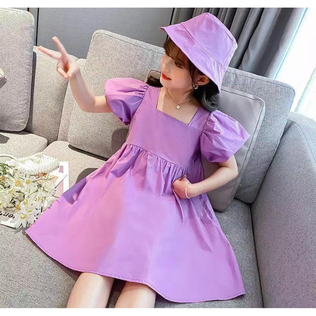 607#dress casual/dress anak casual/dress murah