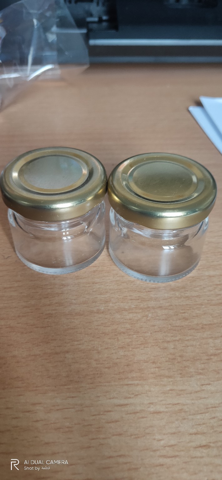 Ongkir Termurah! Mini Jar Glass 25ml / Jar / Tempat Saffron 25ml / Toples Kaca Mini 25ml