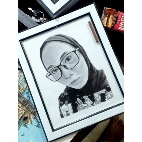 

CHAT TERLEBIH DAHULU SKETSA WAJAH REALIS UKURAN A4 | KADO ULTAH, KADO UCAPAN, KADO ANNIVERSARI, KADO WISUDA, HAND MADE