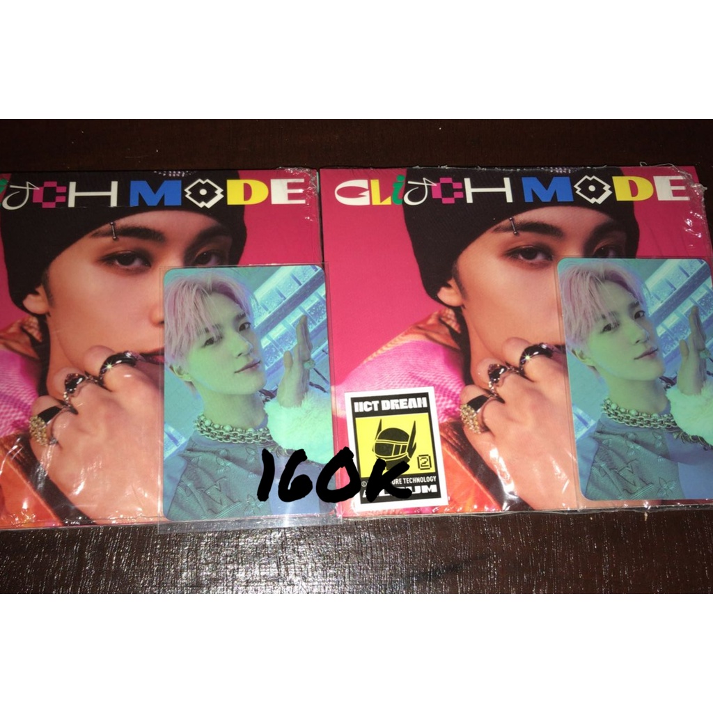 Unsealed digipack Glitch Mode NCT Dream Cover Mark pc Jeno