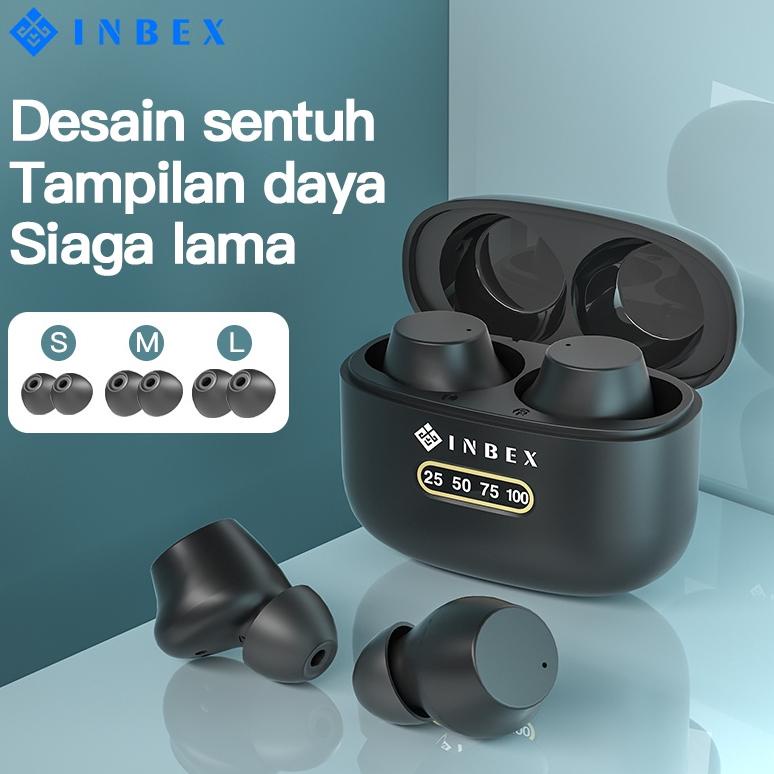 "Prw31au22y" INBEX TWS Earphone Nirkabel Headset/M8 headphone Bluetooth 5.0 Touch Sensor Noise Cance