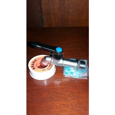 (:(:(:(] Kran Tembok Onda Gagang Hitam Panjang