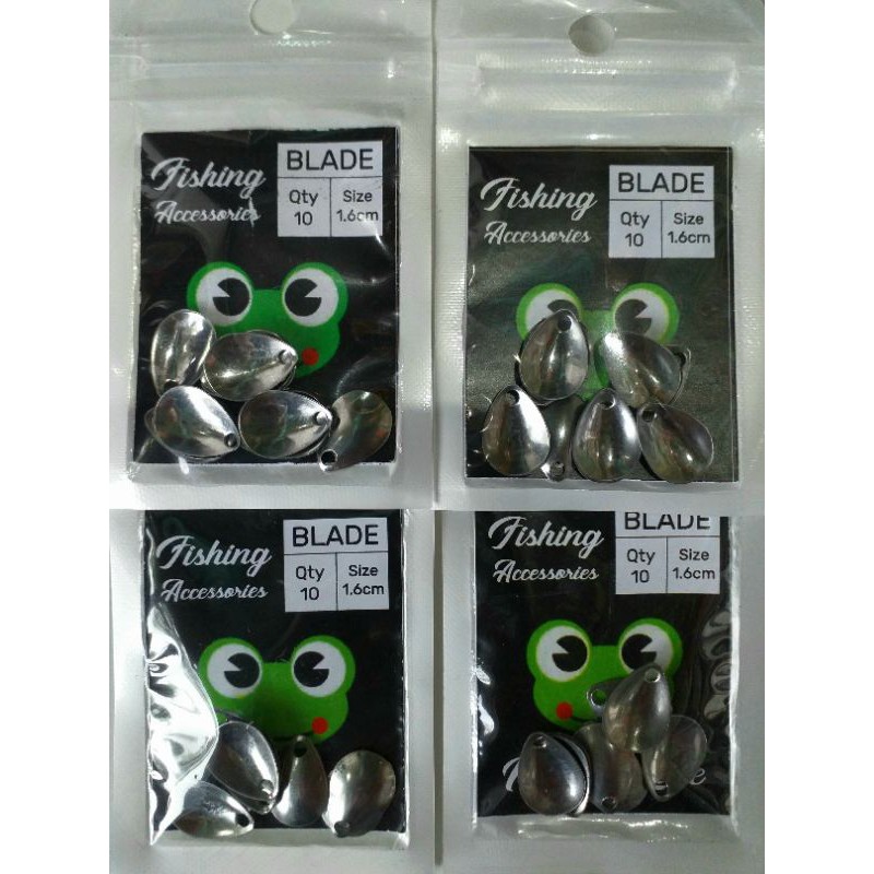 

10 pcs Blade shoft frog 1,6 cm