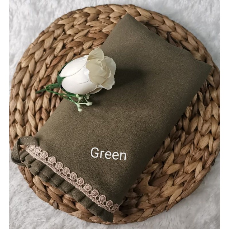 BERGO MARYAM KCB-LIPIT RENDA/AL'FADANI HIJAB-Green