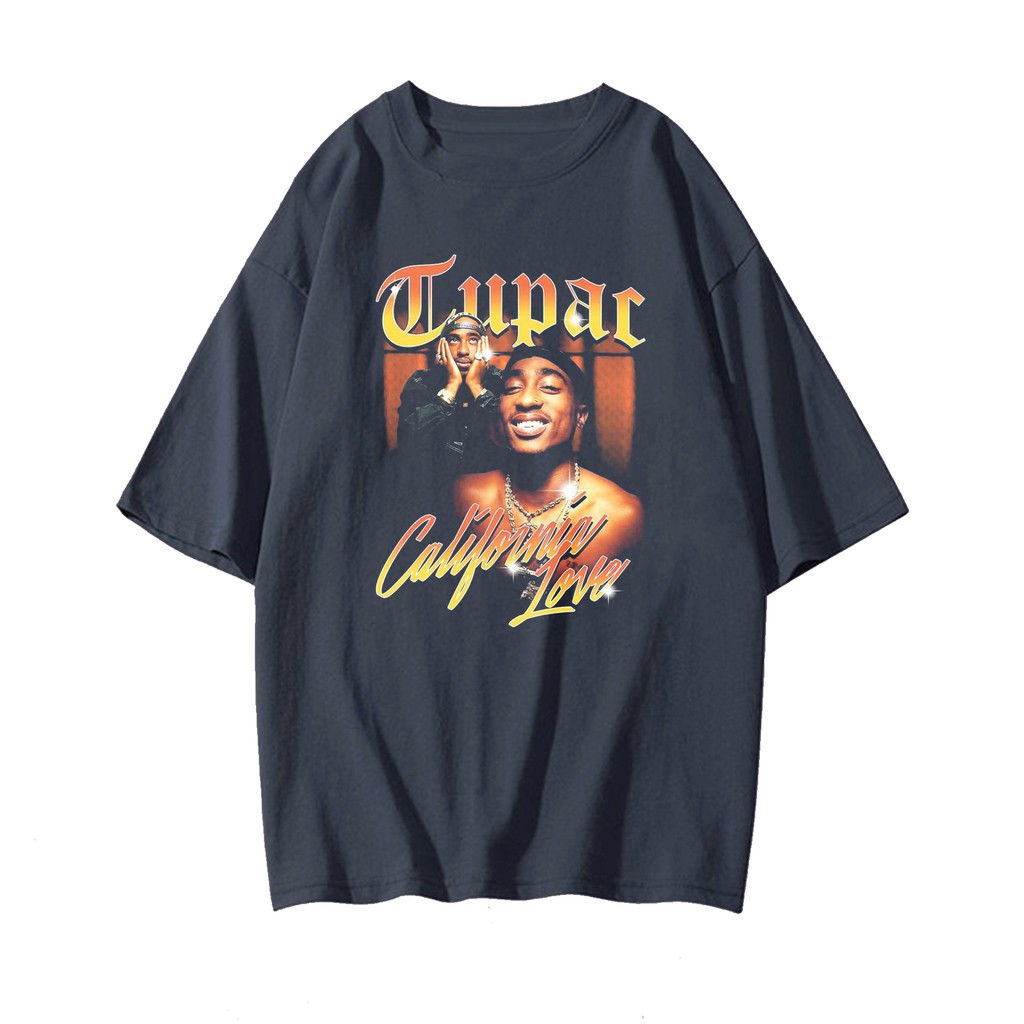 TUPAC SHAKUR CALIFORNIA  LOVE VINTAGE MAKAVELI  OVERSIZED t-shirt