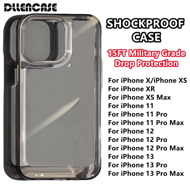 Dllencase Tahan Banting Untuk For iPhone 14 13 Pro Max 11 / 11 Pro Max / 12 / 12 Pro / 12 Pro Max / 13 / 13 Pro X XR XS Max A297