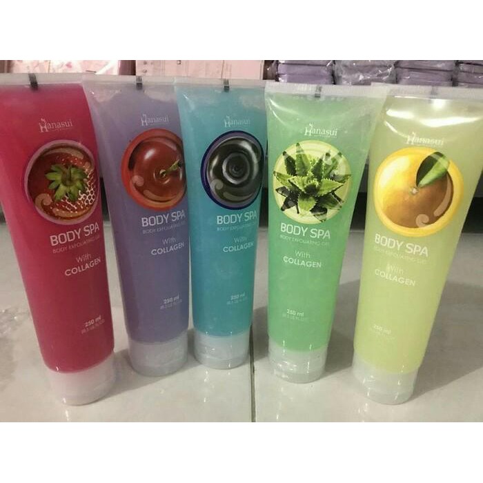 Hanasui Body Spa Peeling Gel Penghilang Daki Bpom Ori Shopee Indonesia