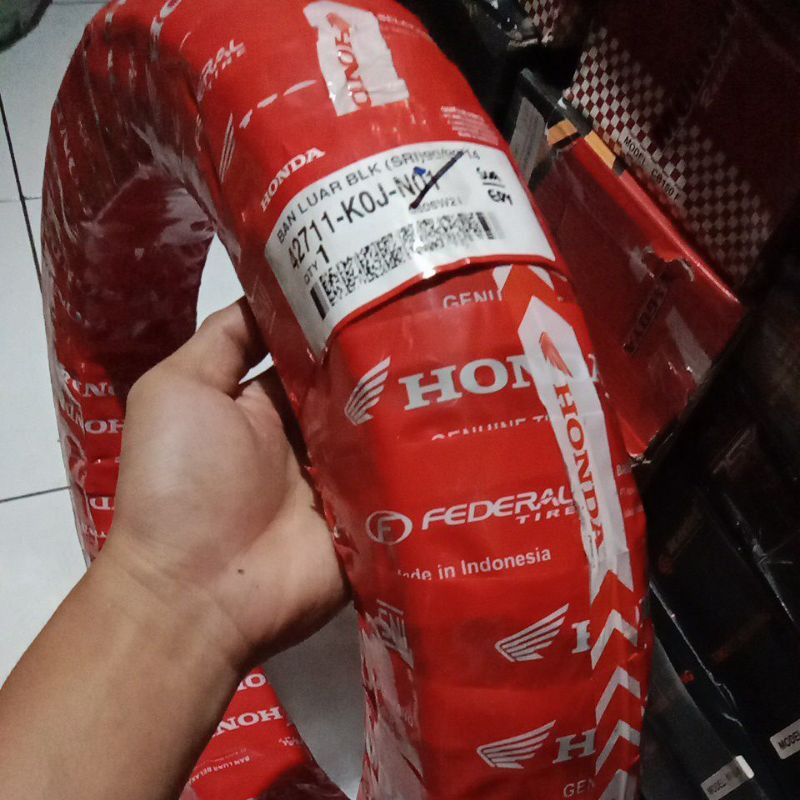 BAN TUBLES BELAKANG HONDA BEAT SCOOPY VARIO 110 VARIO 125 UKURAN 90/90 14 ASLI HONDA