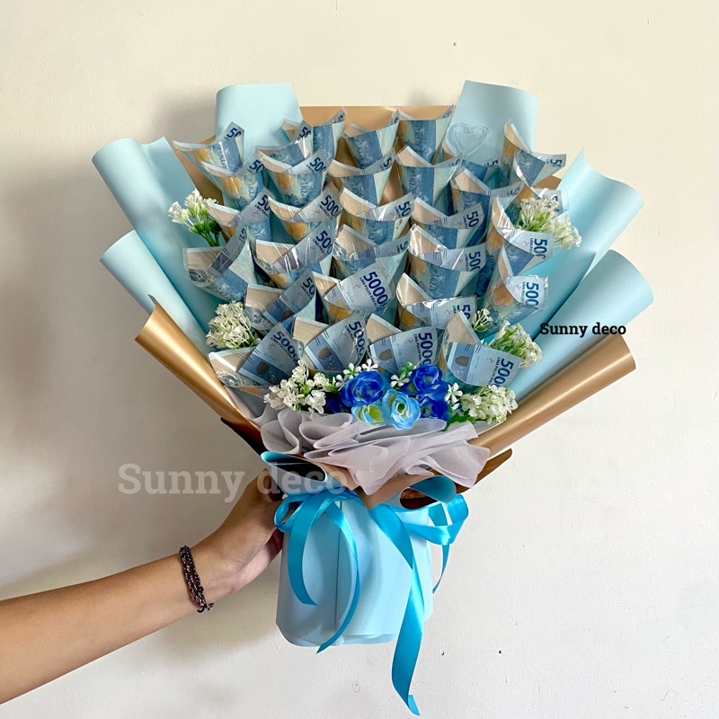 [ READY] Buket Bunga Uang 100 Ribuan | Money Bucket Instant Jakarta | Kado Ulang tahun  hadiah  buket sultan money bouget  buket costum money buket bunga/ buket uang, money cake, hadiah ulang tahun, hadiah kado hari ibu, hari ayah