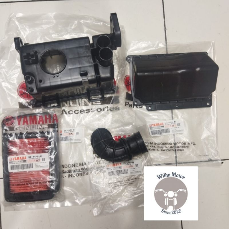 paket Komplit Box Filter-Rumah Filter-Saringan Mio Sporty Ori YGP