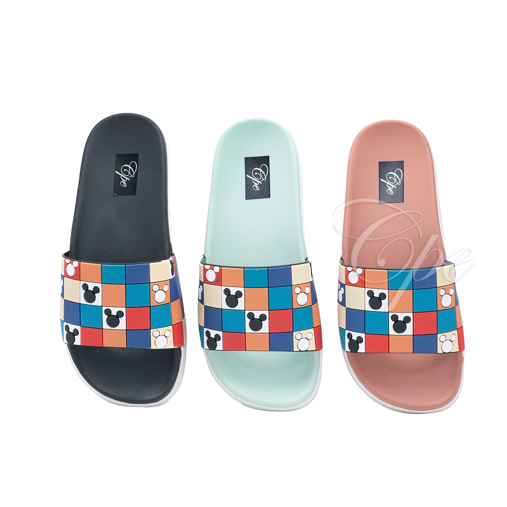 CALL  SLPT MKEY Sandal Slop Slip On Teplek Wanita Sandal Cewek-7