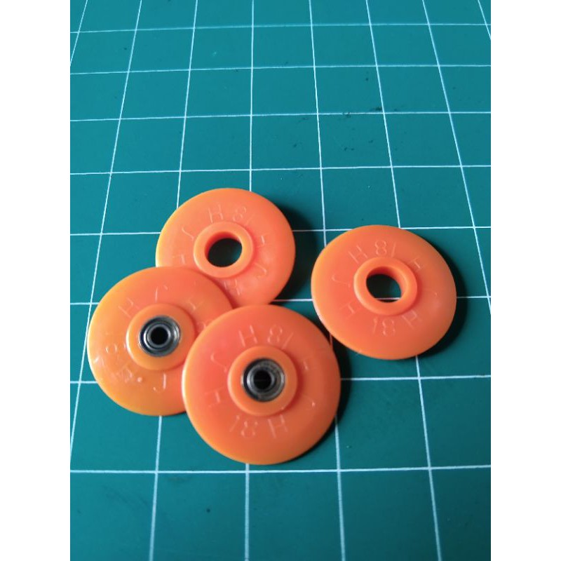 ROLLER BERING HJH SILET 18MM / ROLLER PLASTIK BERING (2PCS)