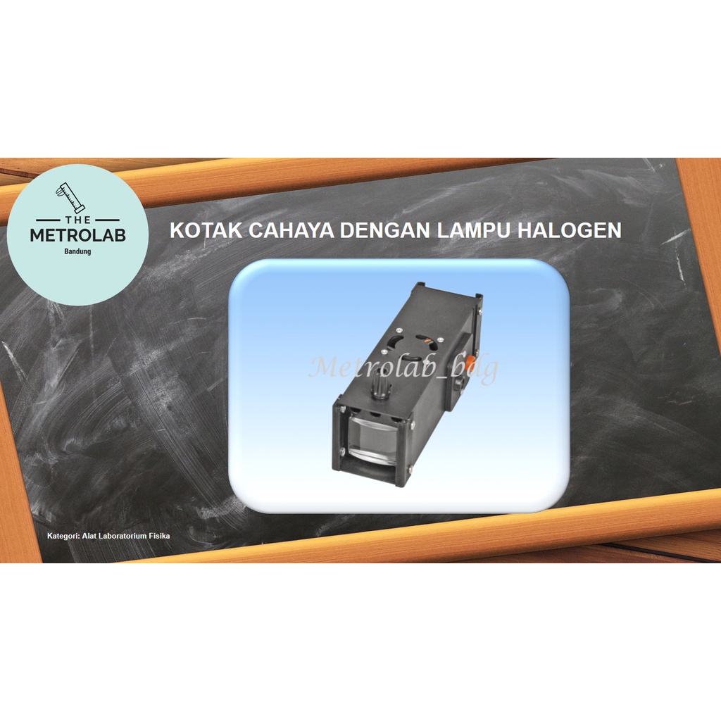 Kotak Cahaya dengan Lampu Halogen 12 V 20 W | Ray Box 12 V 20 W Halogen Lamp