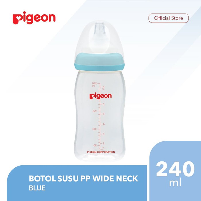 BOTOL PP WIDE NECK 240ML PIGEON / BOTOL SUSU BAYI PIGEON