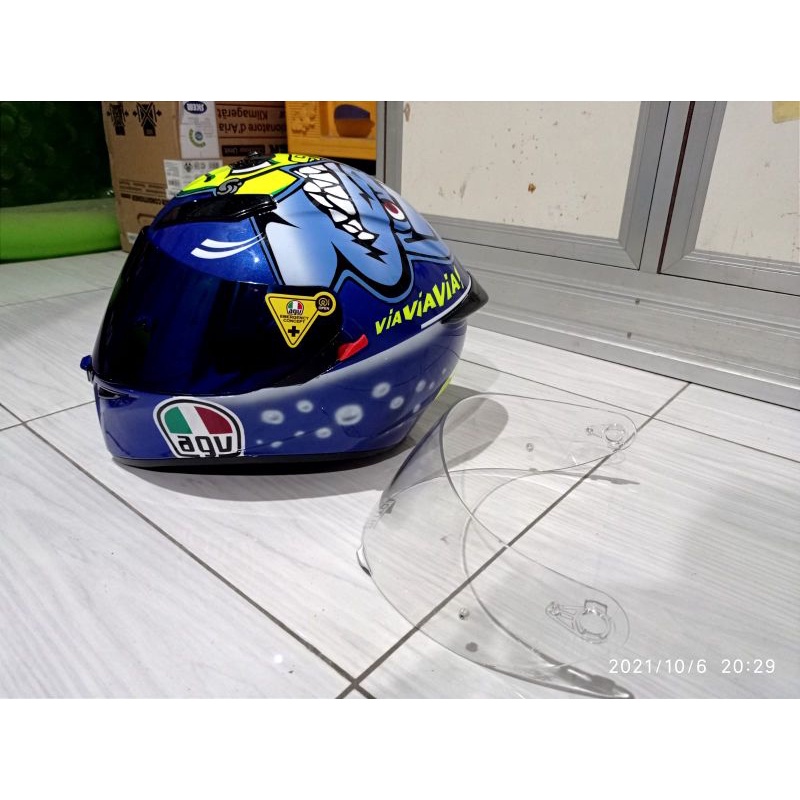 Helm agv k3sv repaint misano 2015