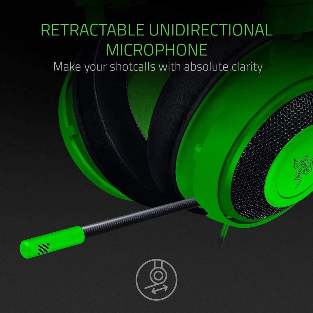 HEADSET GAMING RAZER MULTI PLATFORM WIRED KRAKEN 2019 ORIGINAL - HEADPHONE