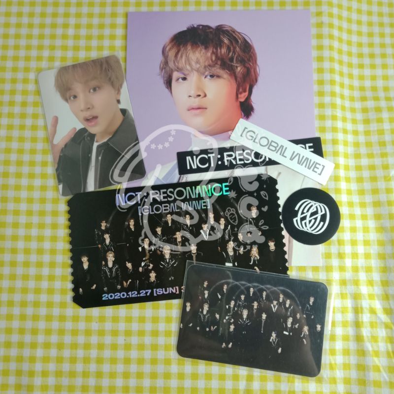 [READY] AR Ticket NCT 2020 Haechan Unsealed Resonance Beyond Live Global Wave Postcard Sticker