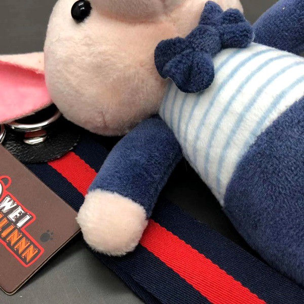 Gantungan Kunci Bludru Boneka Babi Piggy Pig Couple Keychain