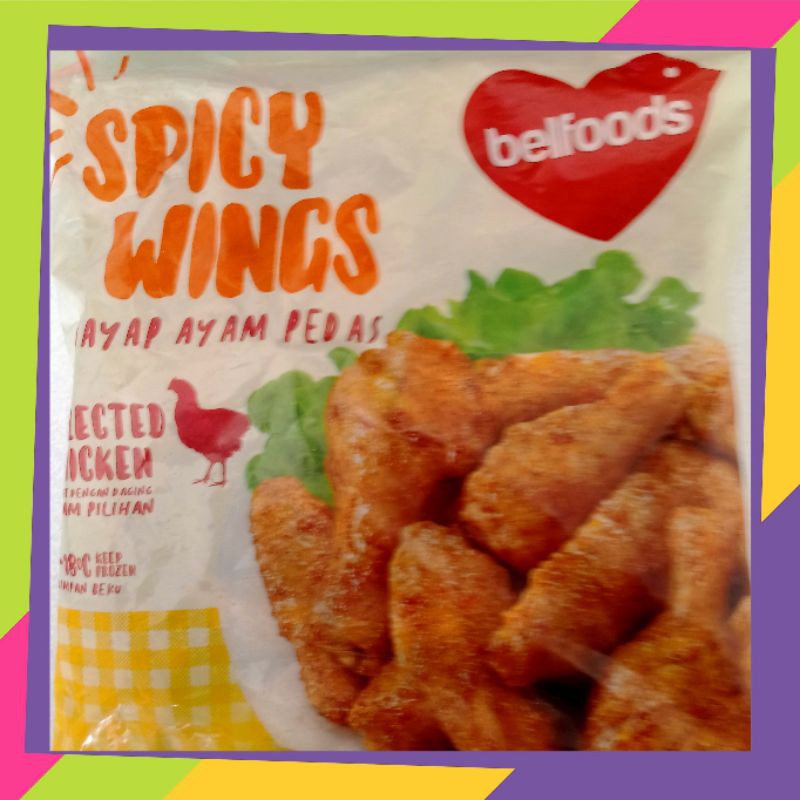 

Belfoods spicy wings 500 gr