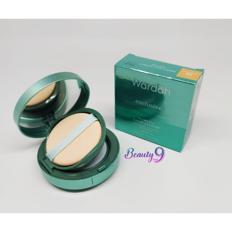 WARDAH EXCLUSIVE FLAWLESS COVER CUSHION 15g/BEDAK WARDAH