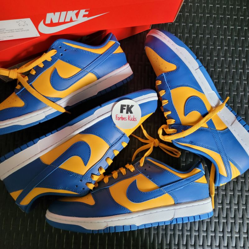 Nike Dunk Low Retro UCLA || blue yellow bart simpson warriors