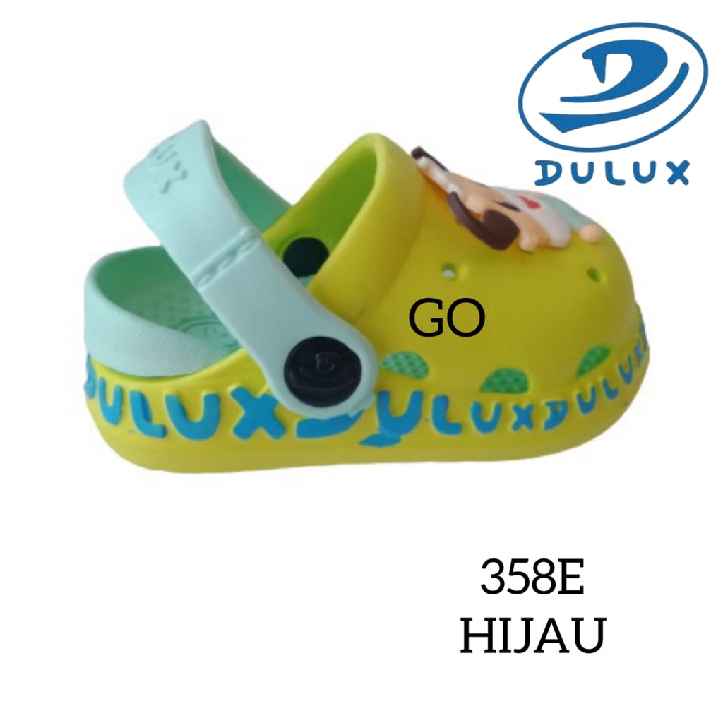 sogo DULUX 358ED MOW PAO Sandal Anak Lucu Motif Sapi l Sandal Baim Karet Empuk