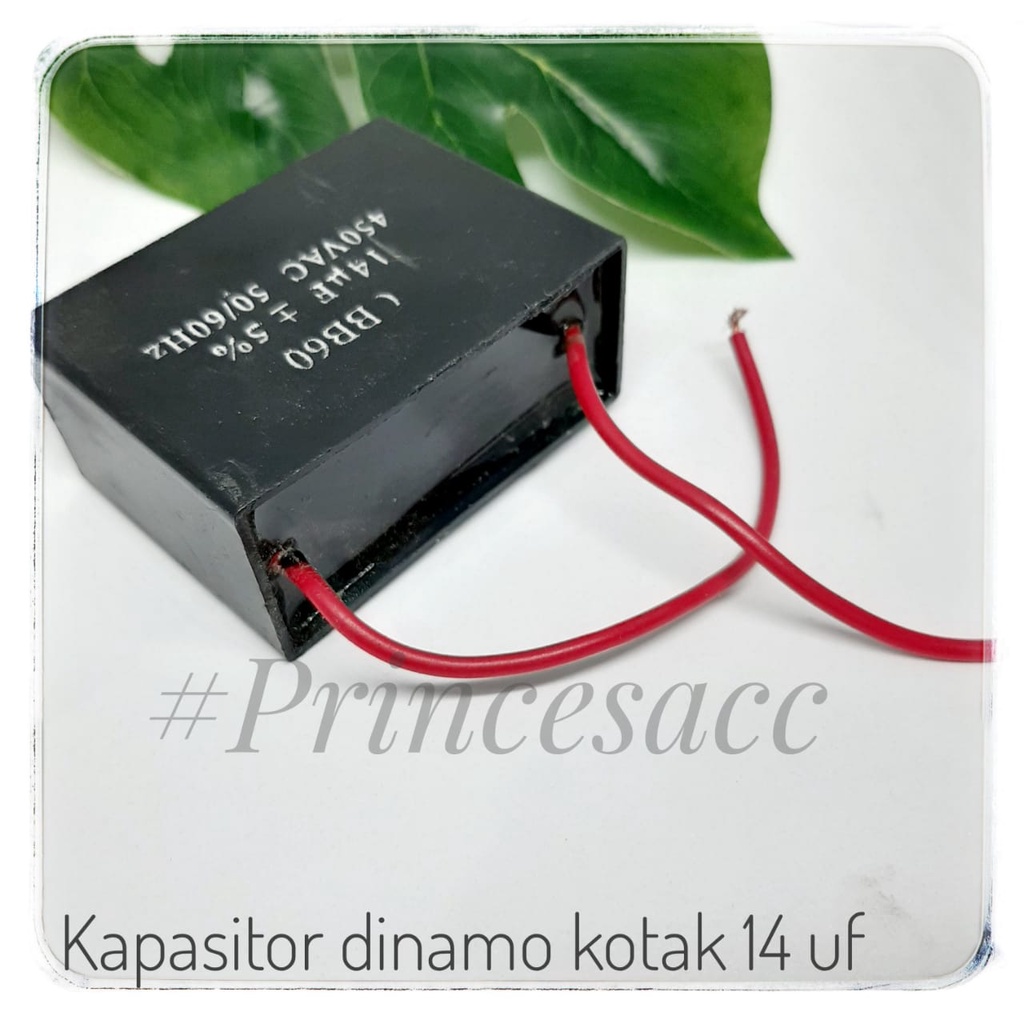 Kapasitor Dinamo Mesin Jahit Industri - 14UF/kapasitor dinamo kotak14f
