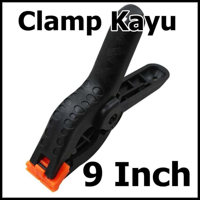 Clamp Kayu Klip Jepit Backdrop Studio Fotografi Papan Woodworking 9 Inch