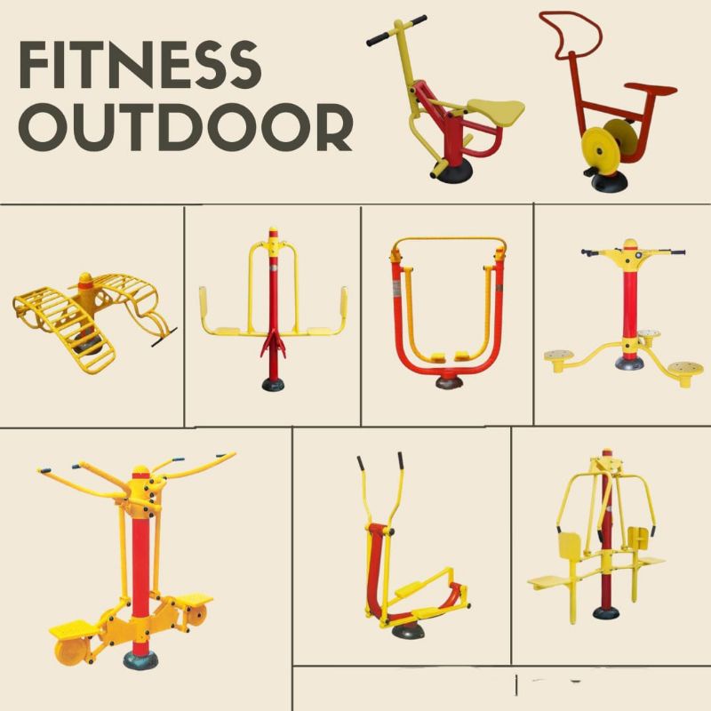 PAKET ALAT FITNESS OUTDOOR / ALAT FITNESS