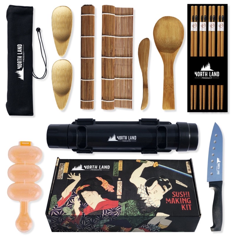 

satu set alat membuat sushi