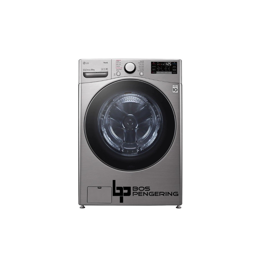 Washer Frontload LG 20 Kg Mesin Cuci Laundry Untuk Cuci Bedcover Jumbo