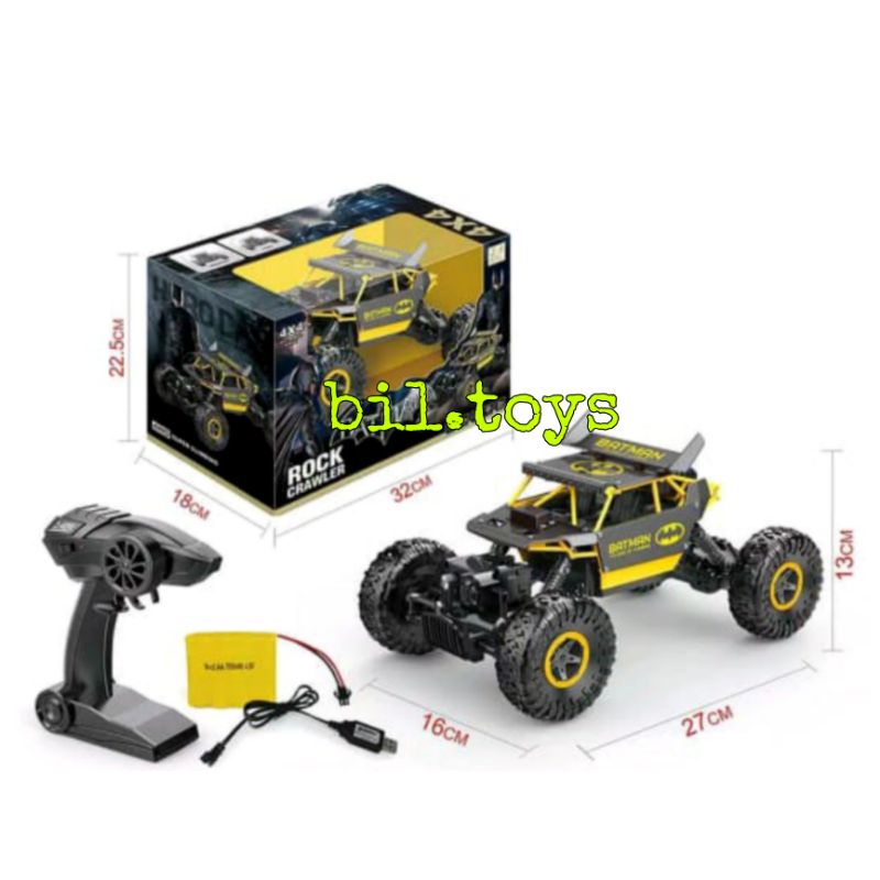 MAINAN ANAK LAKI LAKI MOBIL REMOT CONTROL AVANGERS RC 4WD OFFROAD ROCK CRAWLER CLIMBING 2.4GHZ