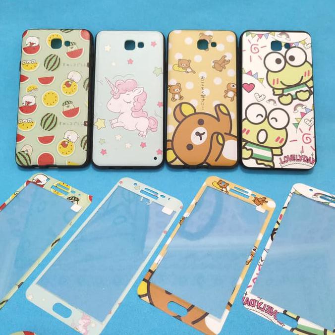 super sale CASE SOFTCASE 360 FULL TEMPERED GLASS SAMSUNG J7PRIME/J7 PRIME CASE ready stock