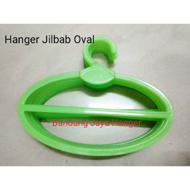 Hanger Jilbab Oval -  Hanger Gantungan Oval Hijab/ Prasmina Harga Per 1 Bh