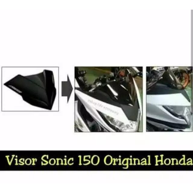 Visor Honda Sonic 150R , windshield original AHM