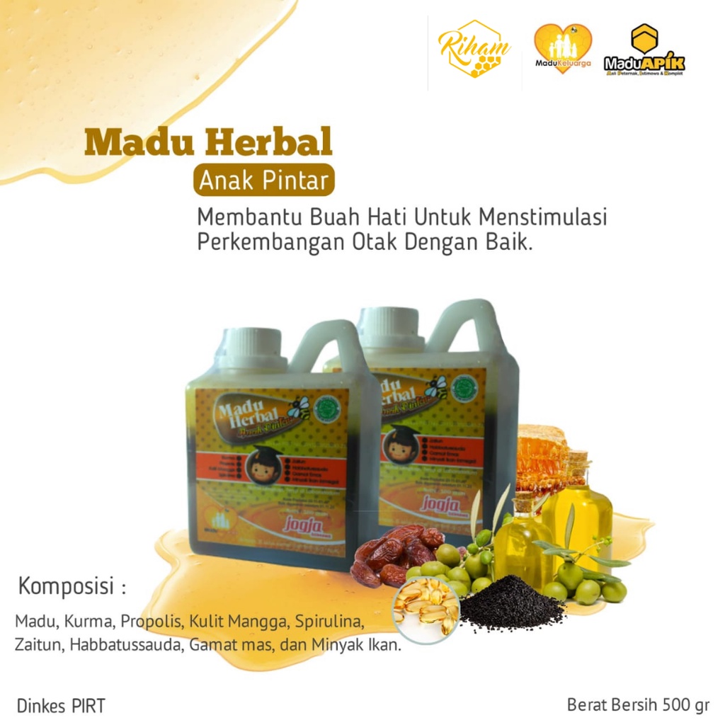

Madu Apik ANAK PINTAR 500g