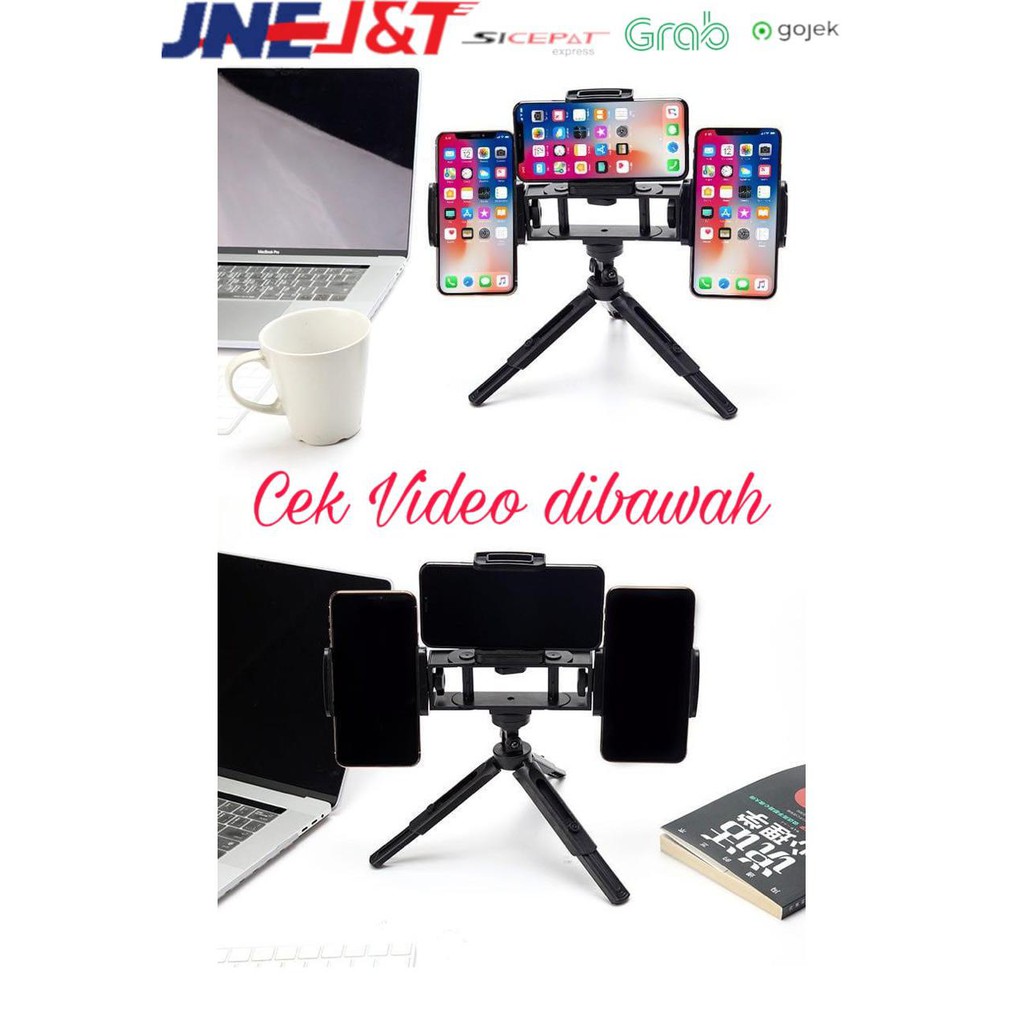 Tripod Multi Bracket 3 In 1 Warna Hitam