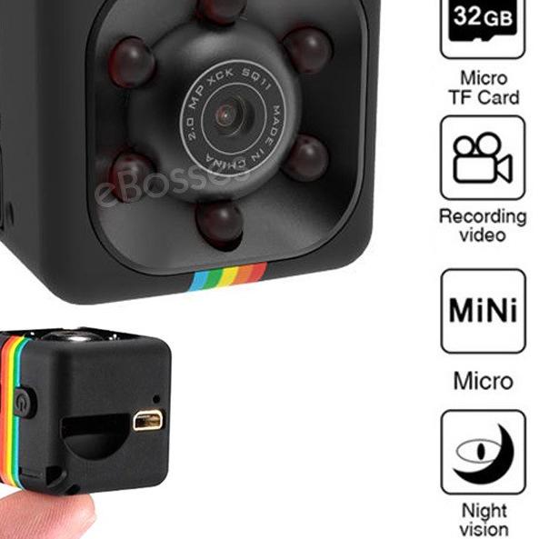 SPY CAMERA MINI SQ11 FULL HD 1080P NIGHT VISION / CAMERA SQ-11 MINI