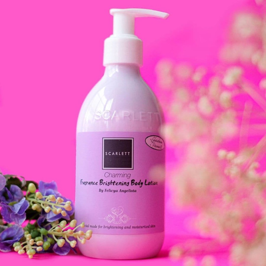 Scarlett Whitening Body Lotion Charming 300ml Rumah Cantik 354 Body Lotion Perawatan Kulit Tubuh