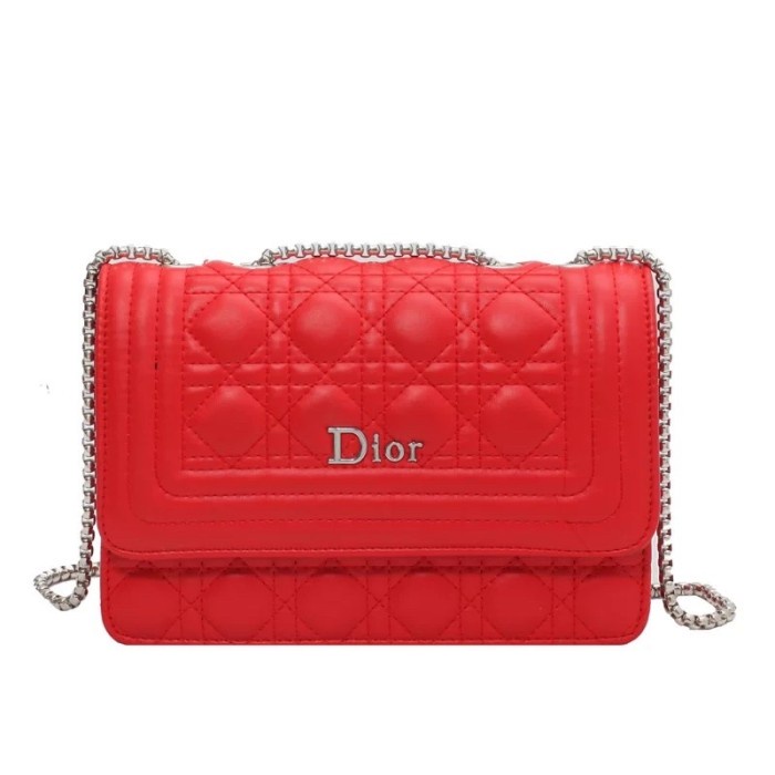 Terlaris TI 3090 - TAS SELEMPANG WANITA IMPORT MURAH TAS PESTA - G - Merah