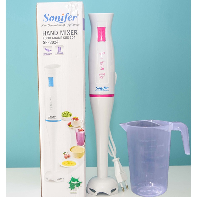 Hand Blender Sonifer FREE Gelas Ukur Takaran 1.000 ML