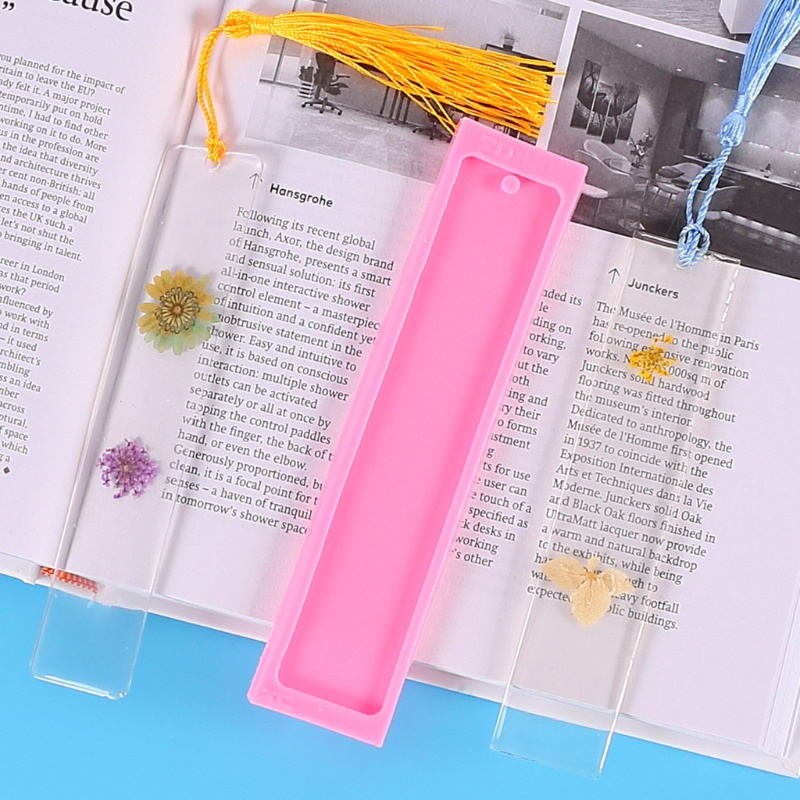 SIY  DIY Bookmark Resin Mold Silicone Bookmarks Mold Making Epoxy Resin DIY Craft