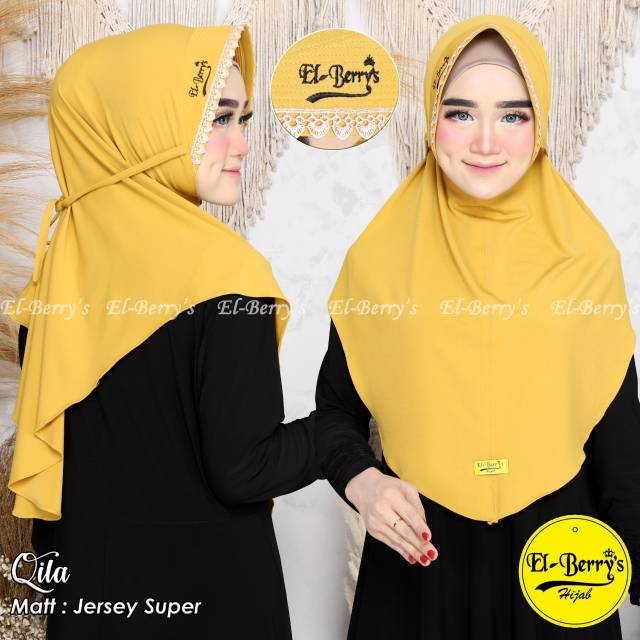 HIJAB INSTAN QILA ORI EL-BERRY'S HIJAB
